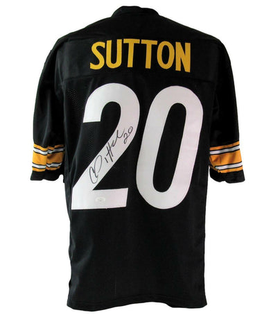 Cameron Sutton Autographed Custom Football Jersey Steelers JSA