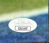 Vance Johnson Autographed 8x10 Photo Inscribed "God Bless" with Plaque JSA COA