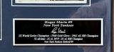 Roger Maris Autographed 61 Home Run Season - 26x17 Framed Presentation JSA LOA