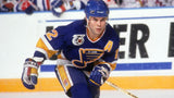 Adam Oates Signed St. Louis Blues Jersey Inscribed "HOF 12" (JSA) 5xAll Star