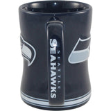 Seattle Seahawks 14oz Relief Mug Drink Ware New 12970