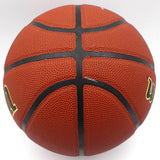 Karl Malone & John Stockton Autographed Wilson Basketball Jazz Beckett 6