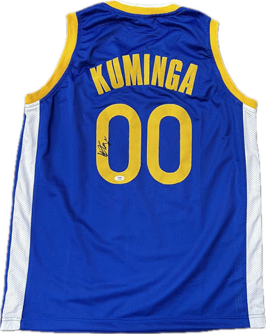 Jonathan Kuminga signed jersey PSA/DNA Golden State Warriors Autographed
