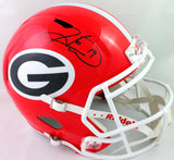 Hines Ward Autographed Georgia Bulldogs Speed Full Size Helmet- Beckett W *Black