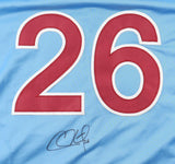 Chase Utley Signed Philidelphia Phillies Jersey (Beckett)2008 World Series Champ