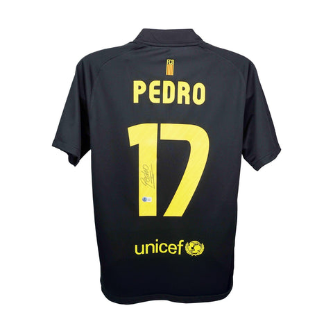 Pedro Signed Barcelona F C Nike Authentic Jersey (Beckett) 2010 World Cup /Span