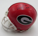 Herschel Walker Signed/Inscribed Georgia Red Mini Football Helmet JSA 213508
