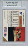 Joe Montana Autographed/Signed 1991 Pro Set #3 Trading Card BAS Slab 33881