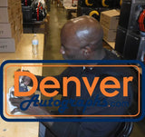 Terrell Davis Signed Denver Broncos AMP Mini Helmet HOF Beckett 42217