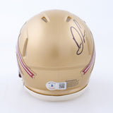 Dalvin Cook Signed Florida State Seminole Mini Helmet (Beckett) FSU Running Back