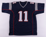 Julian Edelman Signed New England Patriots Jersey (Beckett) 3xSuper Bowl Champs