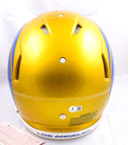 Aaron Donald Autographed Rams F/S Flash Speed Authentic Helmet - Beckett W Holo