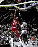 Ralph Sampson Autographed/Signed Houston Rockets 8x10 Photo BAS 42877