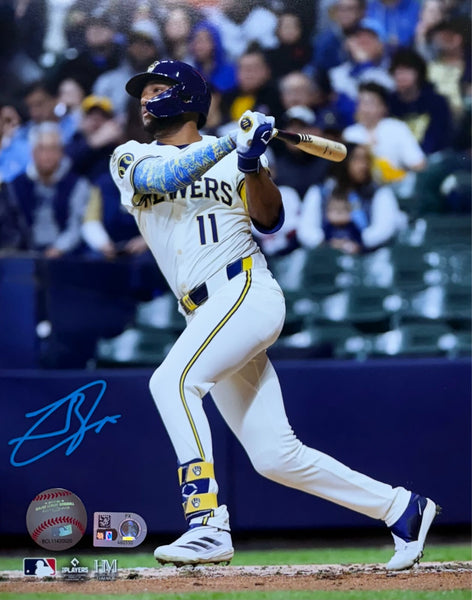 JACKSON CHOURIO - Milwaukee Brewers MLB - Signed 8x10 Photo #3 AUTO - MLB