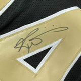 FRAMED Autographed/Signed RICKY WILLIAMS 33x42 New Orleans Black Jersey BAS COA