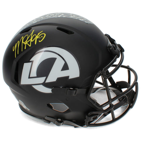 Myles Garrett Autographed Los Angeles Rams 2026 STS Authentic Helmet Beckett