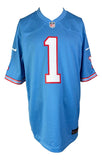Warren Moon Signed Houston Oilers Nike Game Replica Jersey HOF 06 Inscribed BAS