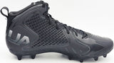 Tyler Lockett Auto Black Under Armour Team Fierce MC Cleats Seahawks Size 10.5