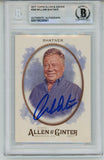 William Shatner Signed 2017 Topps Allen & Ginter #246 Card Slab Beckett 57097