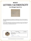 Yankees Joe DiMaggio Authentic Signed & Framed 2.5x3 Cut Signature BAS #A88434
