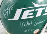 Sack Exchange Autographed New York Jets F/S Authentic Helmet - JSA W