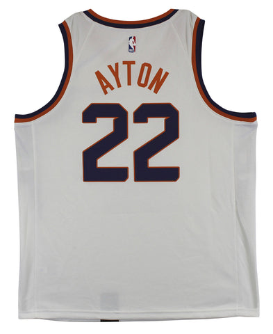 Suns DeAndre Ayton White Nike Swingman Size 52 Jersey Un-signed