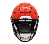 Rome Odunze Signed Chicago Bears Speed Flex Authentic Alternate NFL Helmet