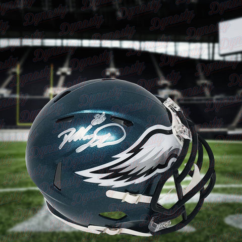 Dallas Goedert Philadelphia Eagles Autographed Signed Mini-Helmet: JSA COA