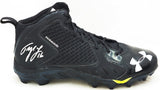 Tyler Lockett Signed Black Under Armour Cleats Seahawks Size 13.5 MCS Holo