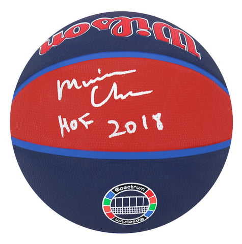 Maurice Cheeks Signed 76ers Wilson The City Basketball w/HOF'18 - (SCHWARTZ COA)