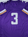 Vikings Receiver JORDAN ADDISON Signed Custom Replica Purple Jersey - BAS