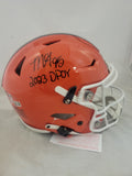 MYLES GARRETT "DPOY" SIGNED CLEVELAND BROWNS SPEEDFLEX HELMET BECKETT