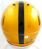 TJ Watt Signed Pittsburgh Steelers F/S Flash Speed Authentic Helmet-BAW Holo