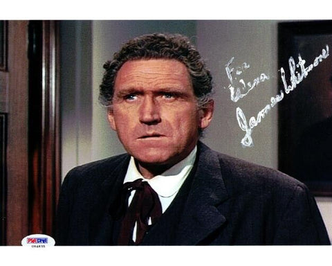 James Whitmore Autographed Signed 8x10 Photo Big Valley PSA/DNA #U94835