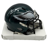 Makai Lemon Eagles Signed/Autographed Speed Mini Helmet Beckett 213652