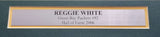 Packers Reggie White Autographed Framed Green Reebok Jersey Beckett #AB08885