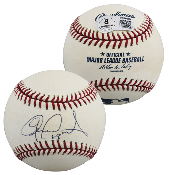 D-Backs Gerardo Parra Authentic Signed Allen Selig OML Baseball BAS #BW20563