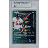 Ray Lewis Autographed 1998 Topps NFL Stars #61 Trading Card Slab Beckett 53512