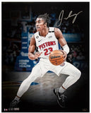 Jaden Ivey Signed Autographed Detroit Pistons Retro Jersey PSA/DNA  Authenticated