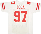 San Francisco 49ers Nick Bosa Autographed Signed White Jersey Beckett Wit