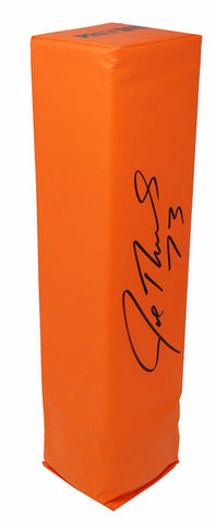 Joe Thomas CLEVELAND BROWNS Signed Orange Endzone Pylon - SCHWARTZ COA