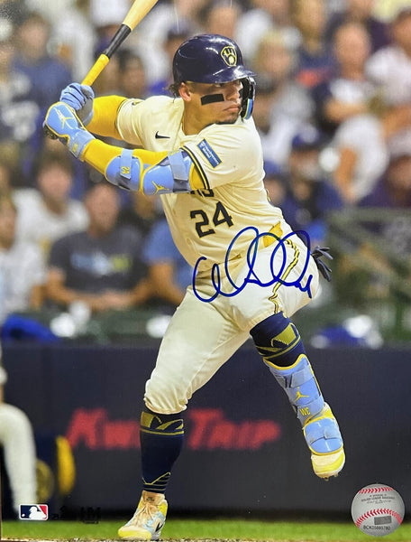 Milw. Brewers Catcher WILLIAM CONTRERAS Signed 8x10 Photo #9 AUTO