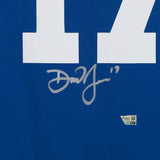 Daniel Jones Autographed Indianapolis Colts Royal Blue Nike Game Jersey Fanatics