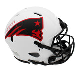 Christian Gonzalez Signed New England Patriots Speed Authentic Lunar NFL Helmet