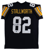 John Stallworth Authentic Signed Black Pro Style Jersey Autographed BAS Witness
