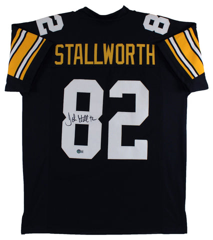 John Stallworth Authentic Signed Black Pro Style Jersey Autographed BAS Witness