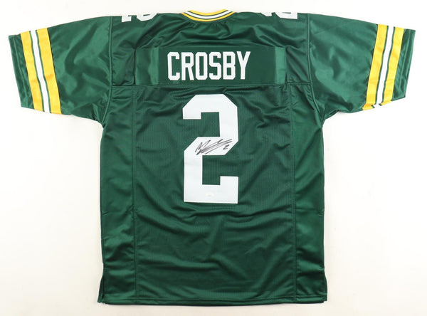 Mason Crosby Signed Green Bay Packers Jersey (JSA) Super Bowl XLV Champion P.K