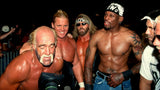 Hulk Hogan & Dennis Rodman Signed WWE "Hulkamania" T-Shirt (JSA) See Description
