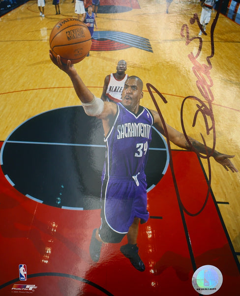 Corliss "Big Nasty" Williamson Sacramento Kings Autographed 8x10 Photo
