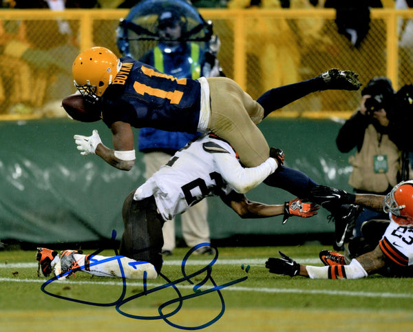Packers Receiver JARRETT BOYKIN Signed 8X10 Photo #4 AUTO -